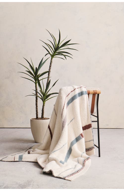 Barefoot Dreams Cozychic® Vista Stripe Throw Blanket In Gray