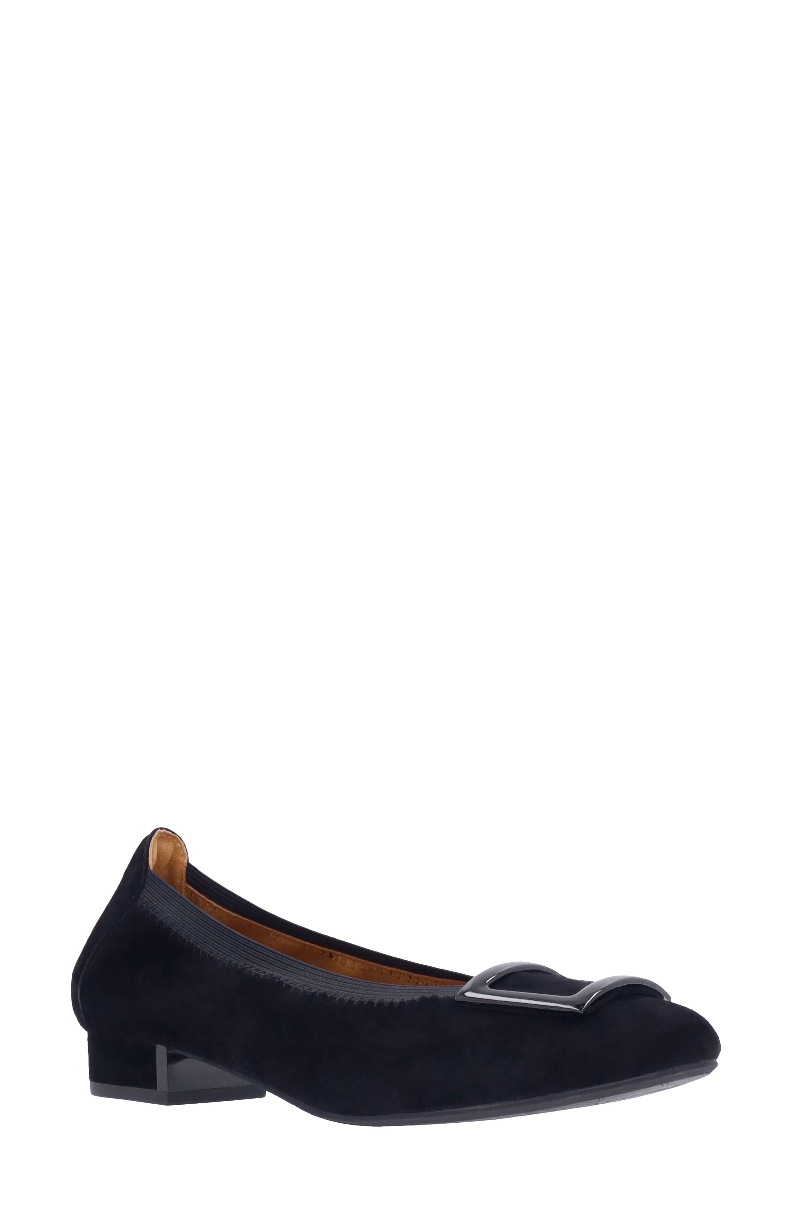 L'Amour des Pieds Floella Buckle Pump, Main, color, Black