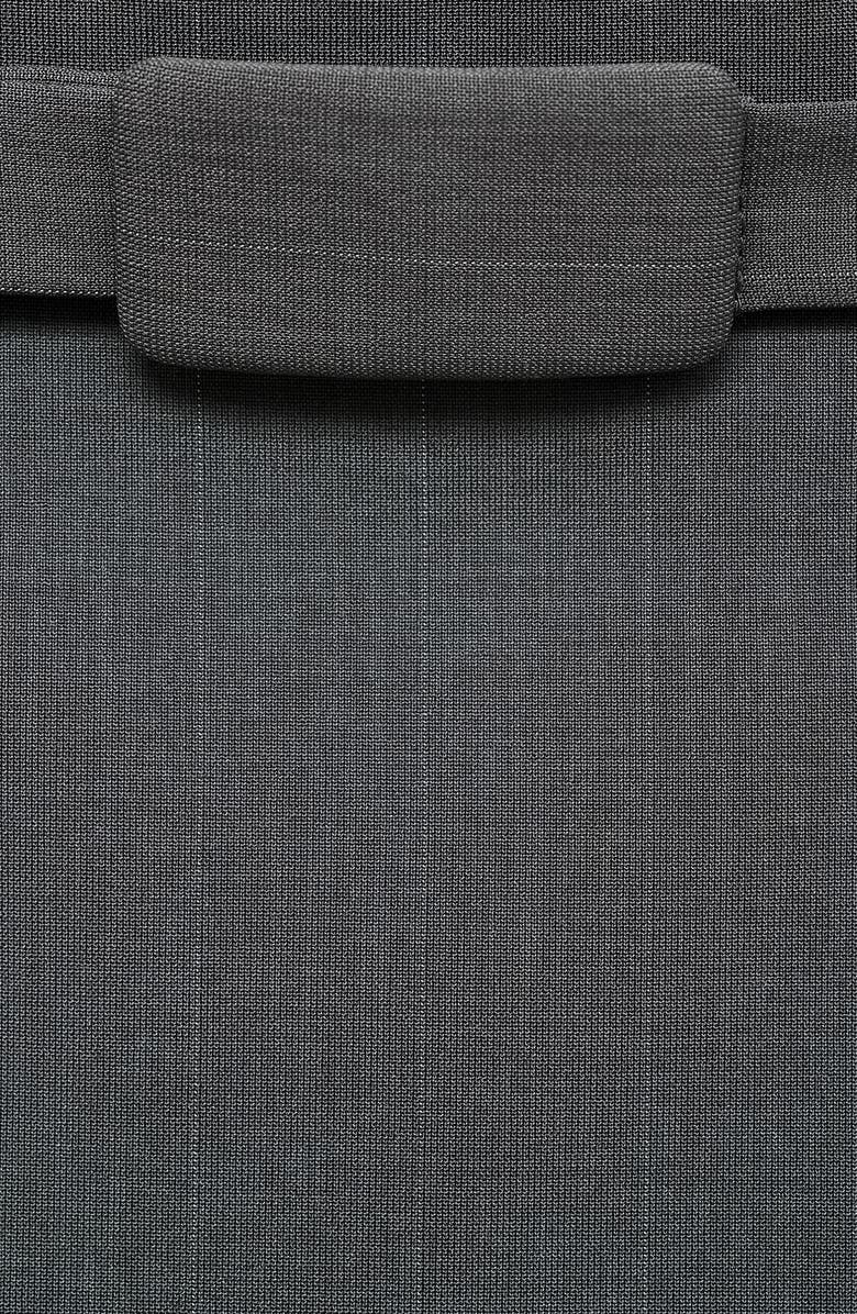 MANGO Belted Pinstripe Stretch Pencil Skirt, Alternate, color,