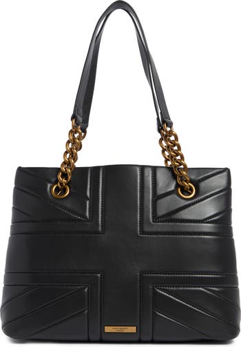 Kensington Union Jack Leather Tote Bag