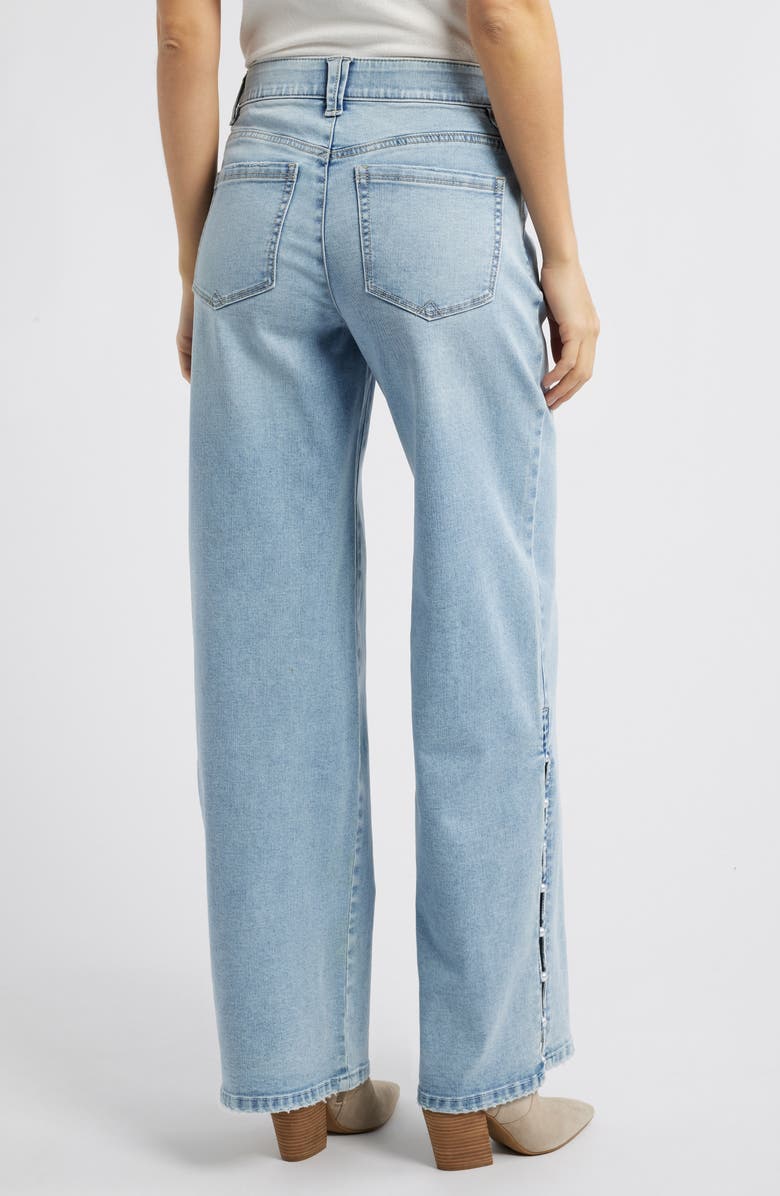 Wit & Wisdom Sam 'Ab'Solution High Waist Wide Leg Jeans, Alternate, color, 