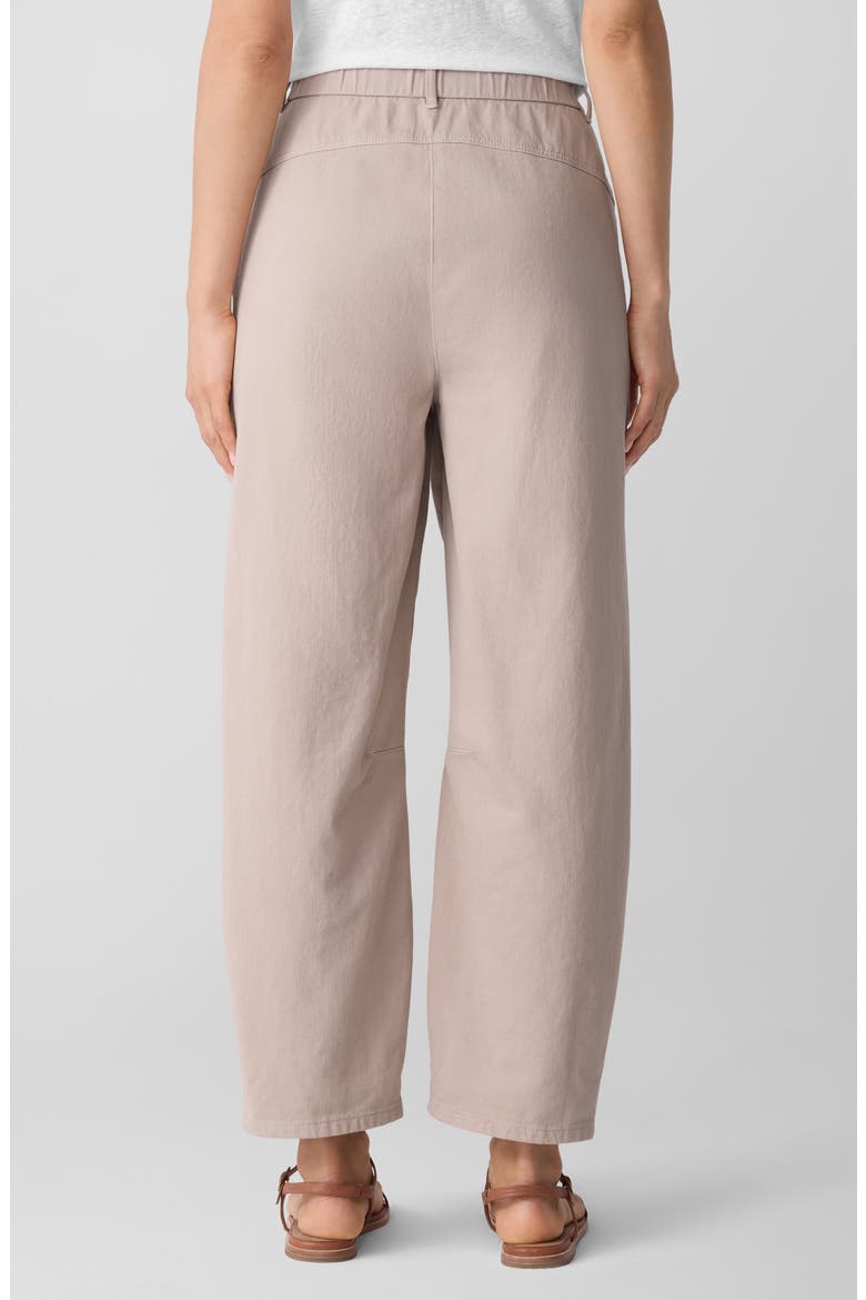 Organic Cotton Ankle Barrel Leg Pants, Alternate, color, WHEAT