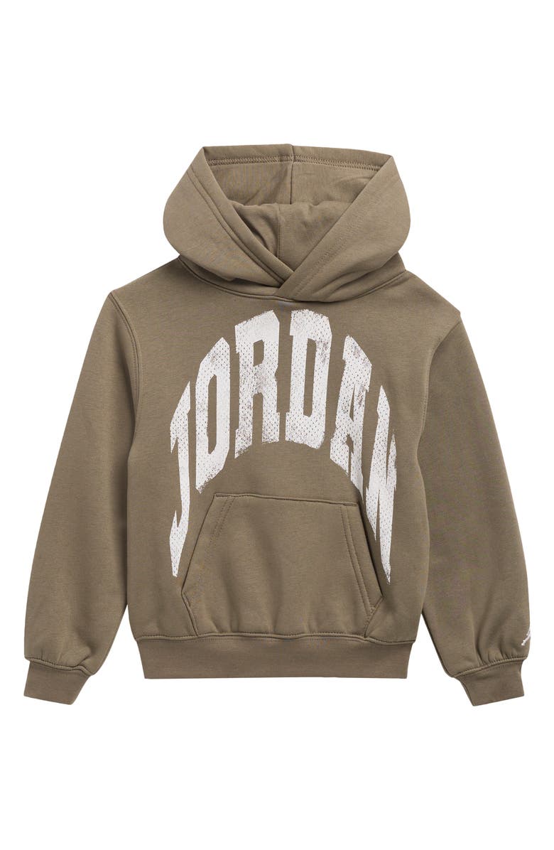 Jordan Kids' MVP Fleece Hoodie, Main, color, Medium Olive
