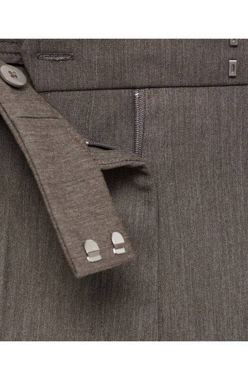 Mango Emma Flare Pants In Gray