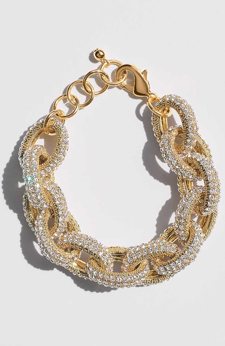 Nordstrom Pavé Link Bracelet, Alternate, color,