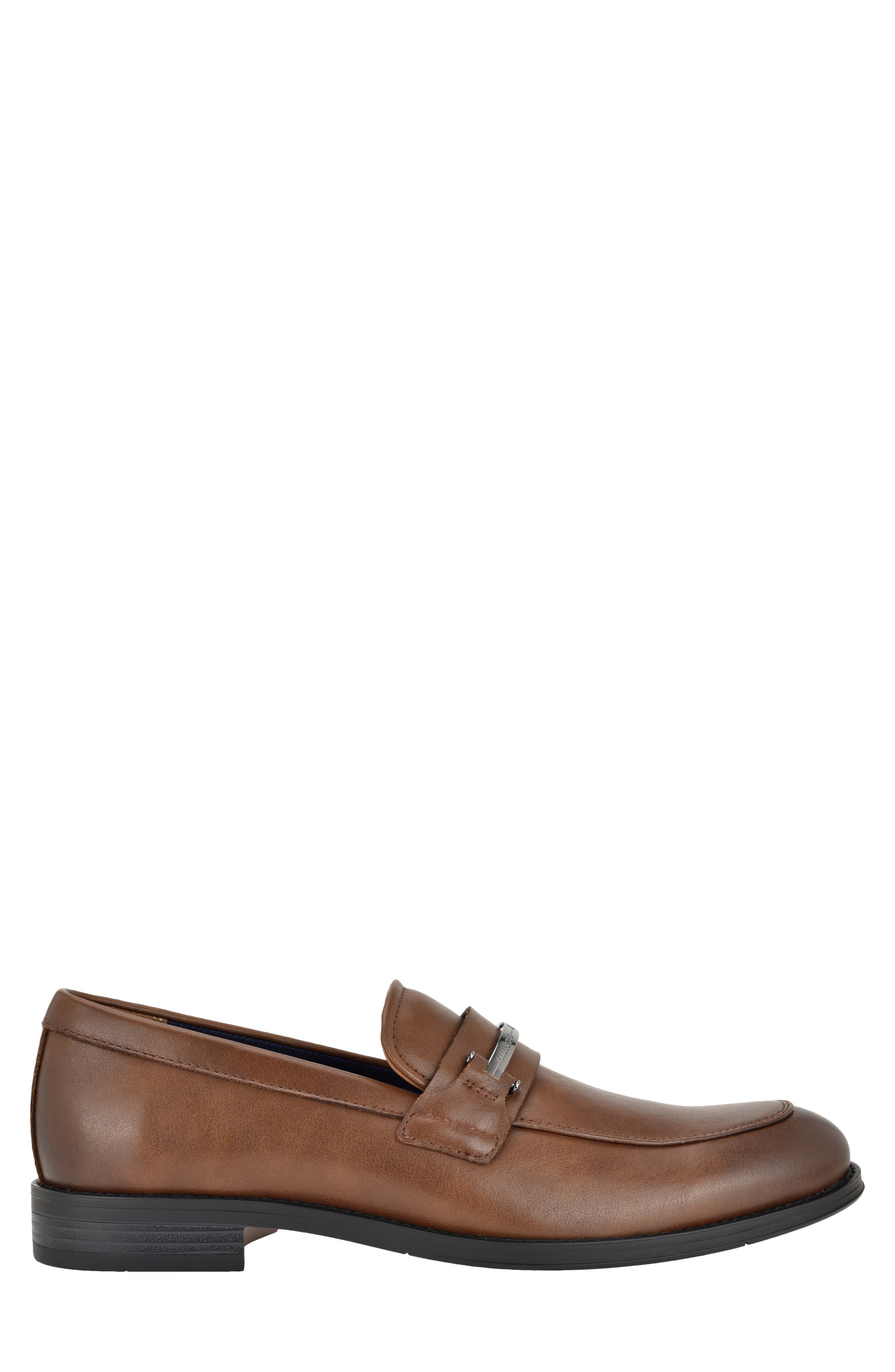 Jonnty Faux Leather Bit Loafer, Alternate, color, LIGHT BROWN