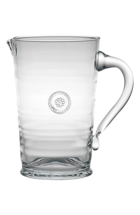 Berry & Thread Glass Pitcher