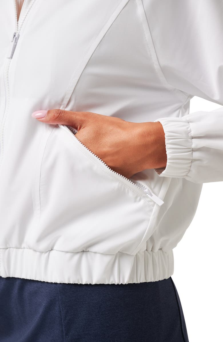 TravisMathew Travel Day Zip Jacket, Alternate, color, White