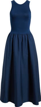 Polo Ralph Lauren Mixed Media Sleeveless Dress