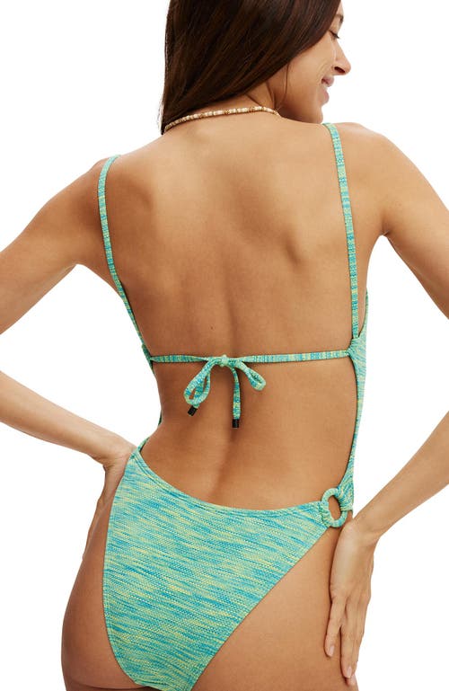 COTTON ON BODY COTTON ON BODY OPEN BACK STRAPY ONE PIECE BRAZILIAN