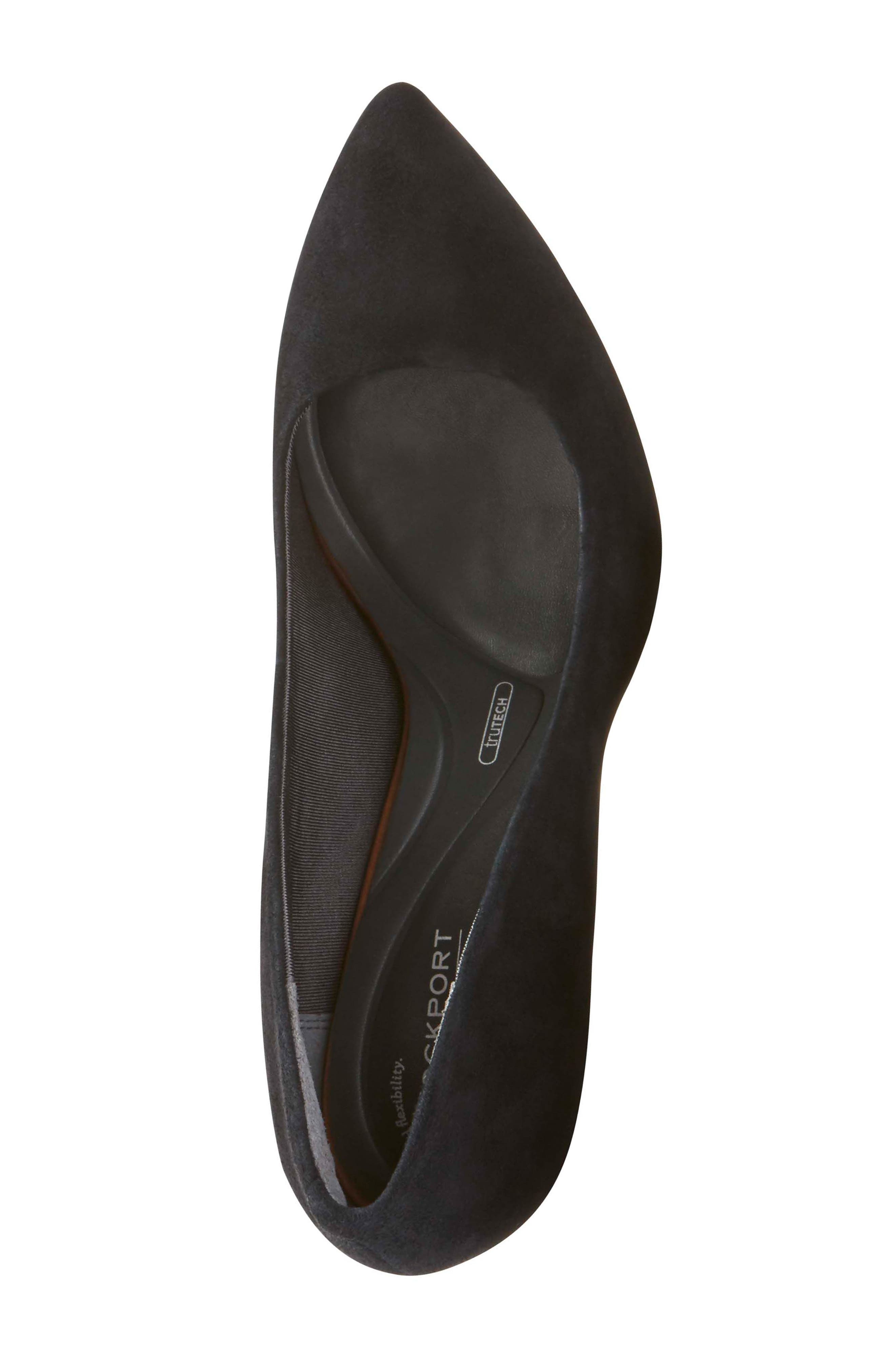Total Motion Luxe Valerie Pump, Alternate, color, BLACK SUEDE