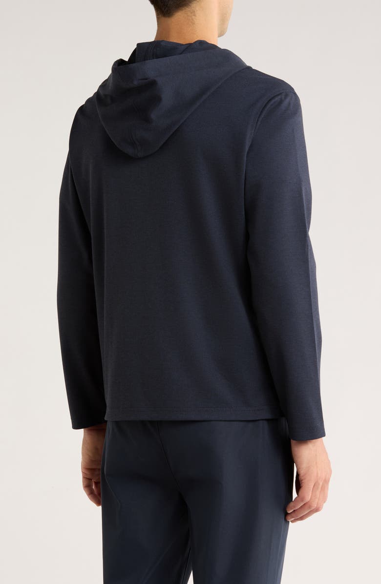 Robert Barakett Xavion Zip-Up Hoodie, Alternate, color, Navy
