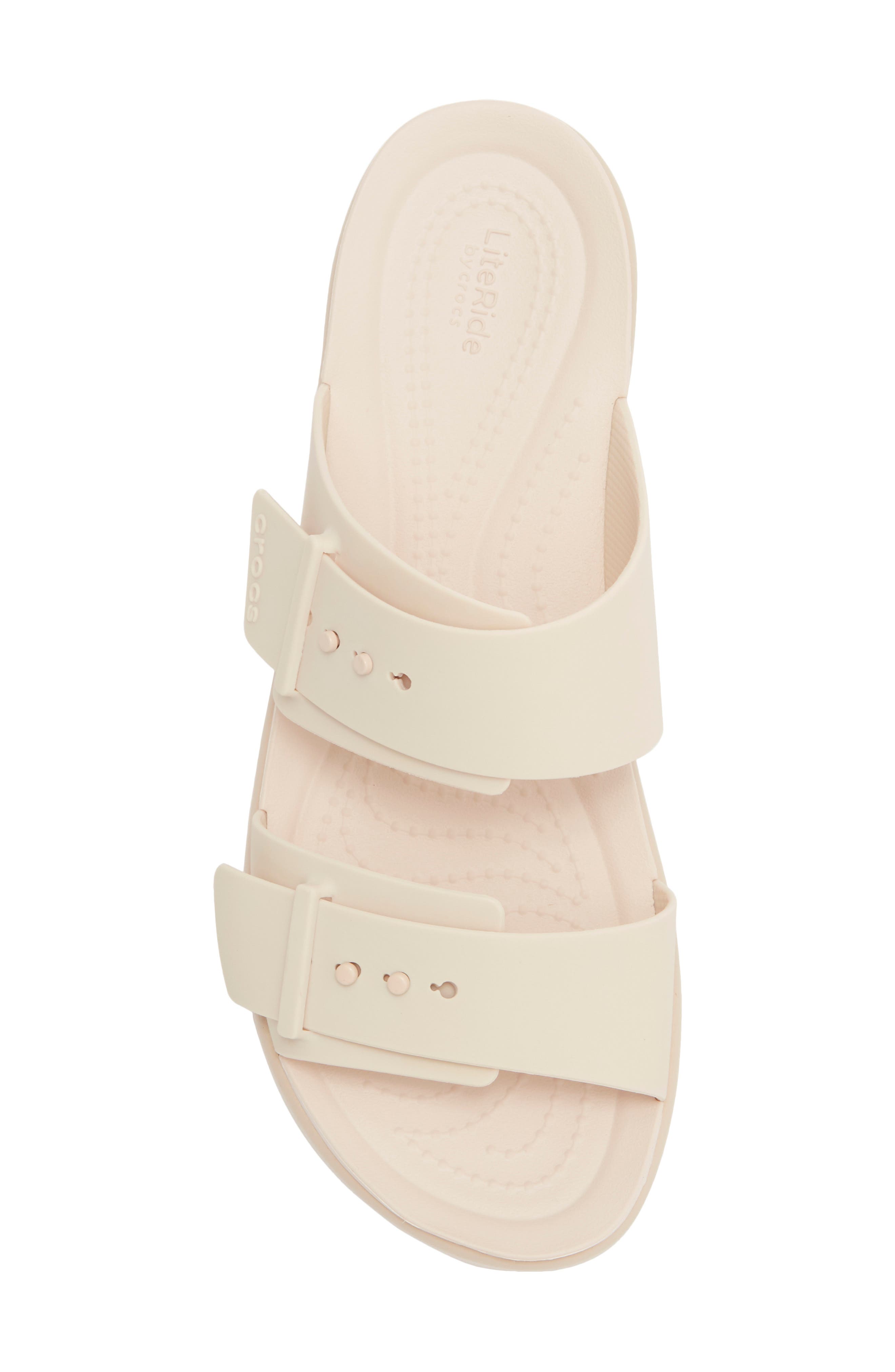 CROCS Brooklyn Wedge Slide Sandal, Alternate, color, Quartz