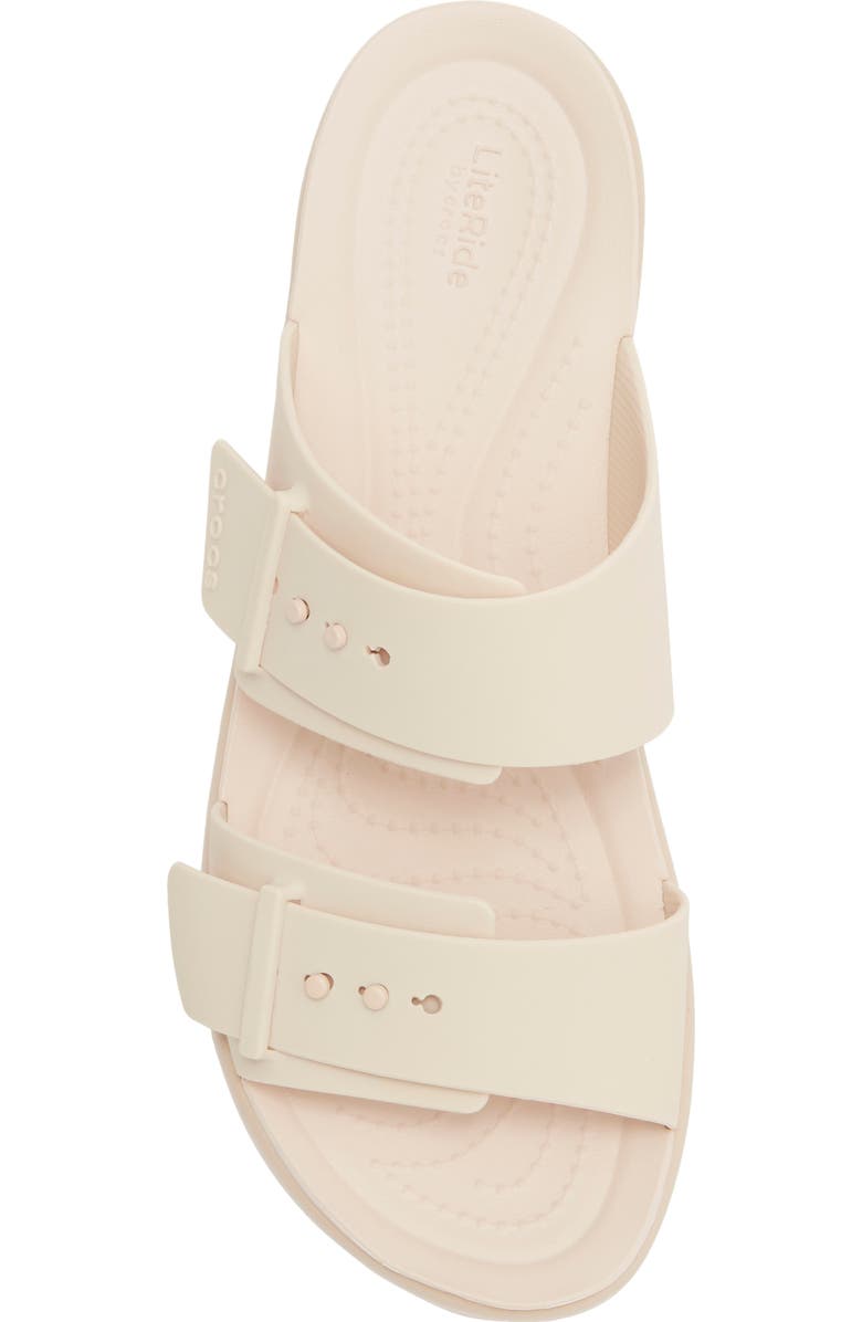 CROCS Brooklyn Wedge Slide Sandal, Alternate, color, Quartz