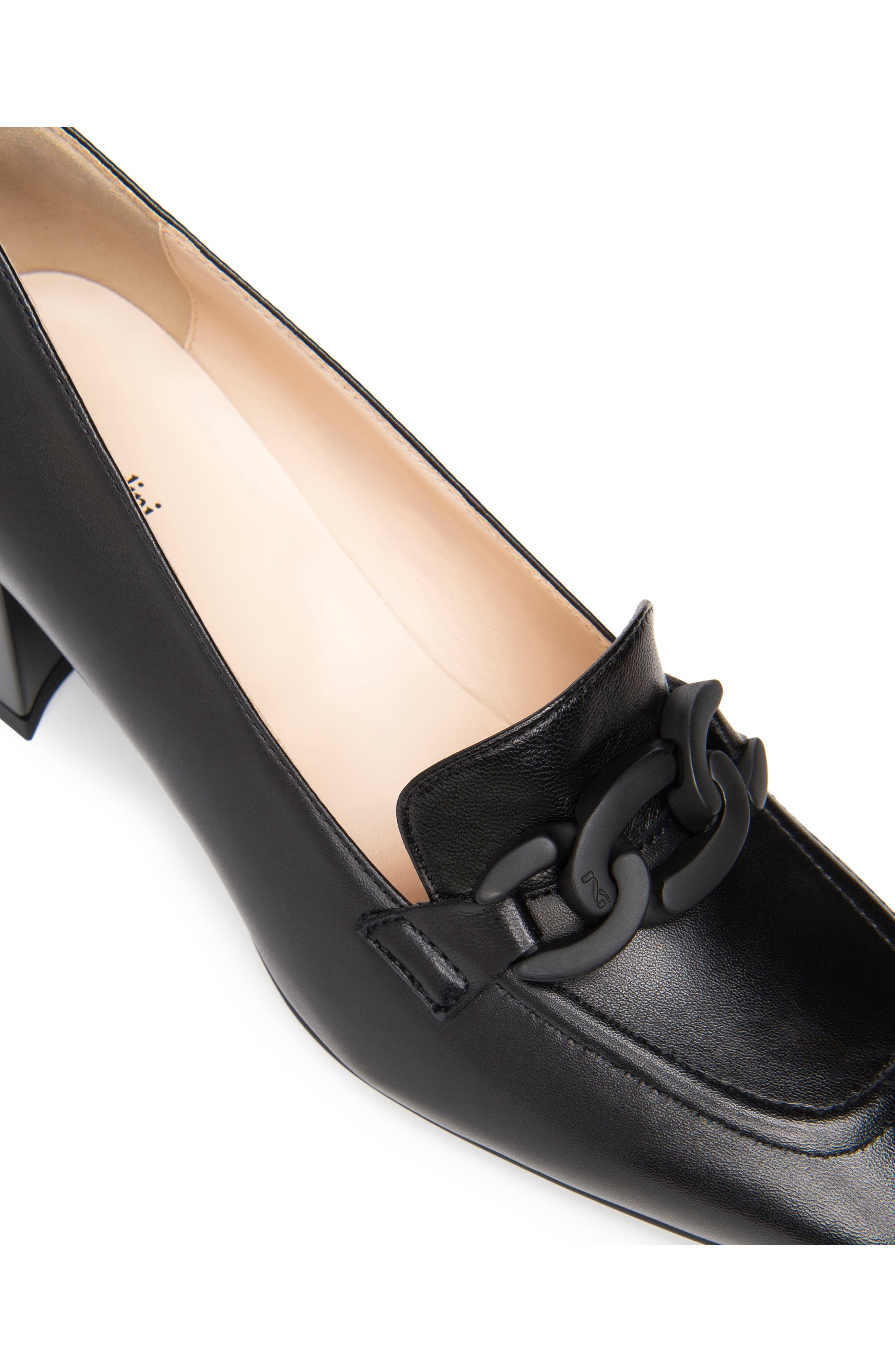 NeroGiardini Chain Pump, Alternate, color, Black