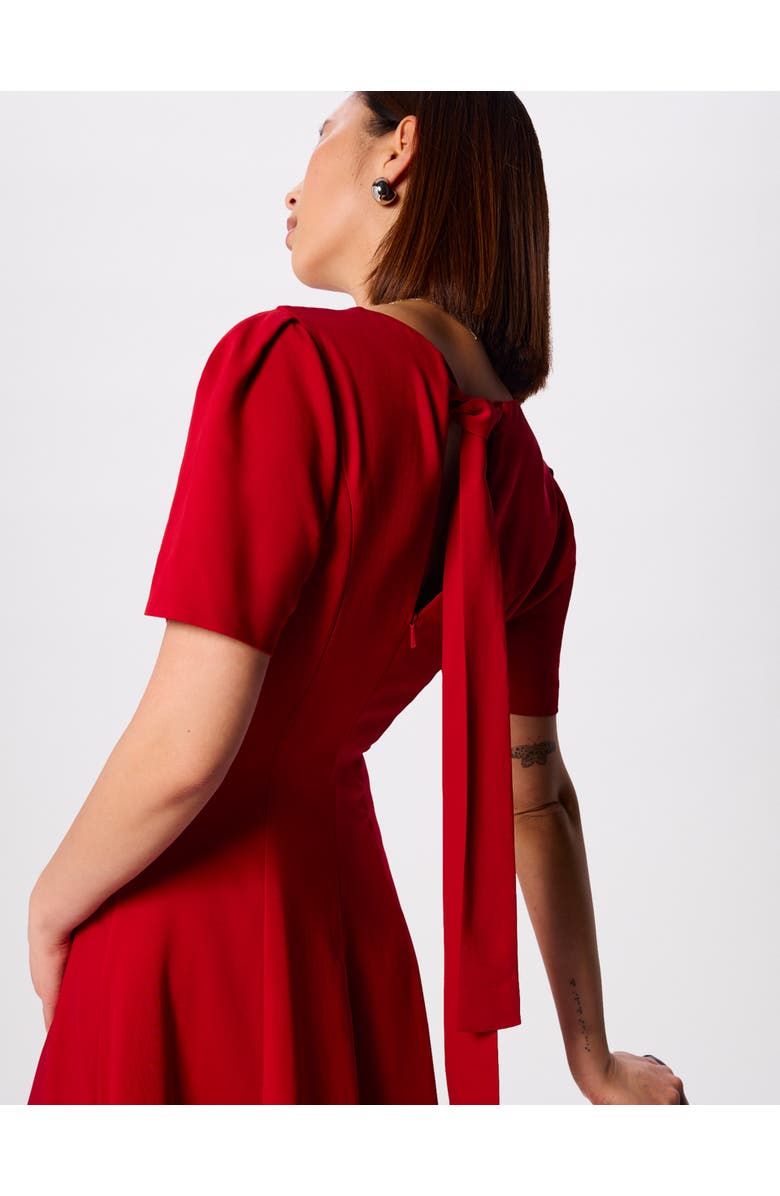 Whistles Panel Maxi Dress, Alternate, color, Red