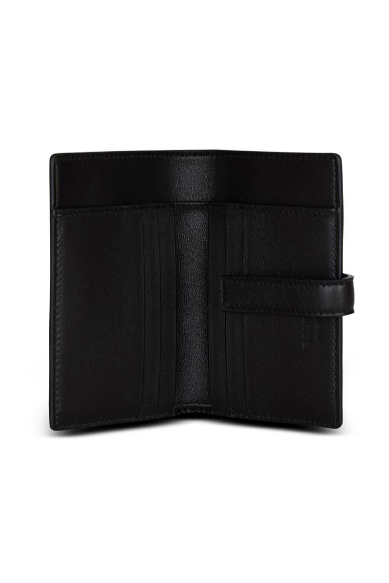 Pulse Holder monogram jacquard card holder, Alternate, color, black