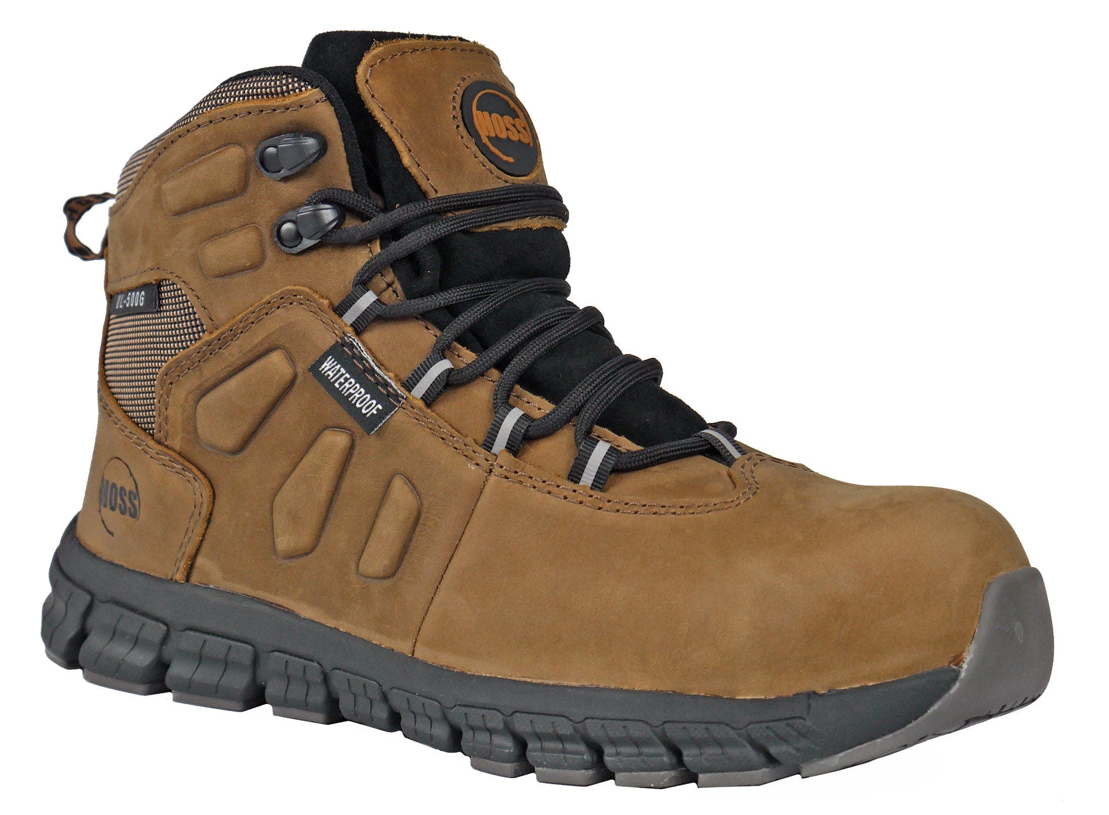 Hoss Boot Company HOSS Tikaboo 6 Inch Ultra Light Composite Toe Work Boot, Main, color, Brown