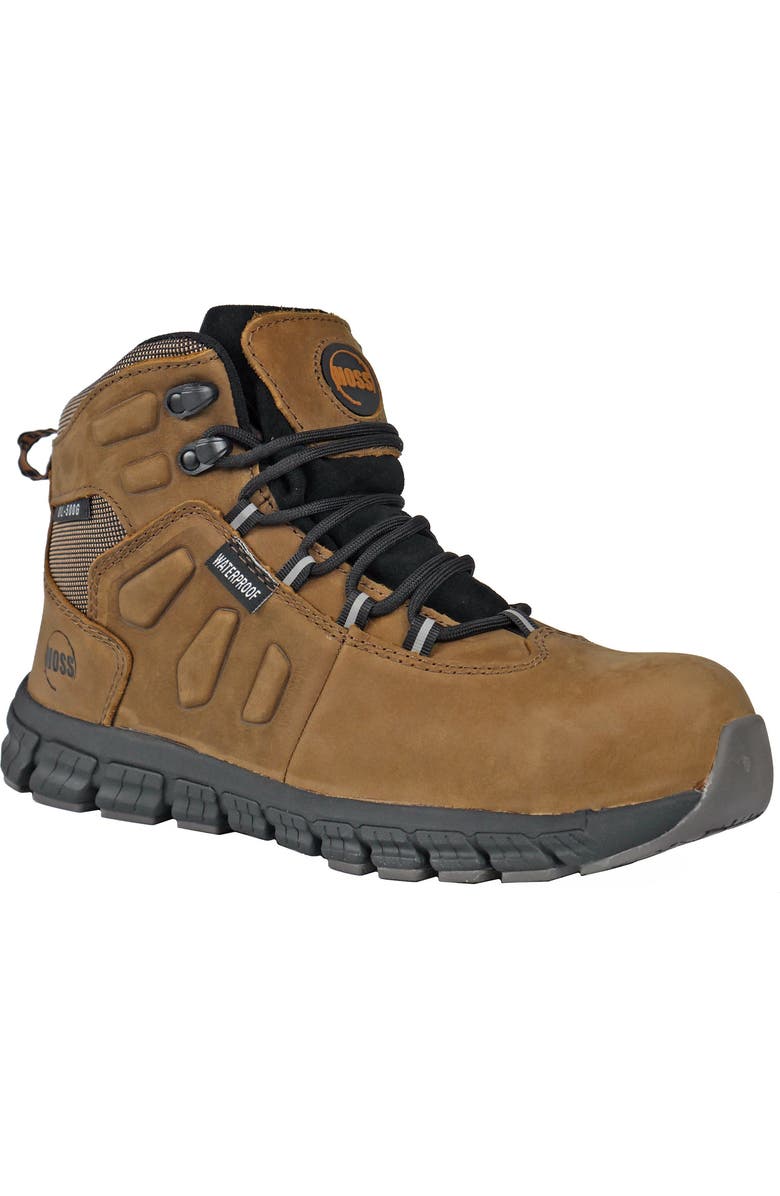 Hoss Boot Company HOSS Tikaboo 6 Inch Ultra Light Composite Toe Work Boot, Main, color, Brown
