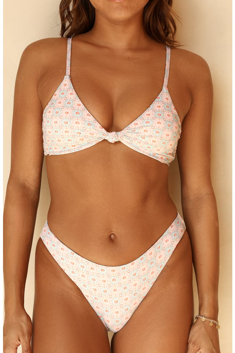 Nocturnal Cheeky Bikini Bottom, Main, color, Seashell Siren
