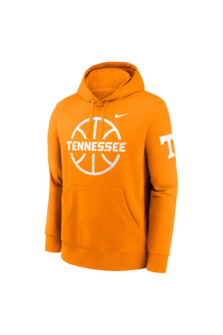 Men's Nike  Tennessee Orange Tennessee Volunteers Basketball Icon Club Fleece Pullover Hoodie, Alternate, color, Tennessee Orange