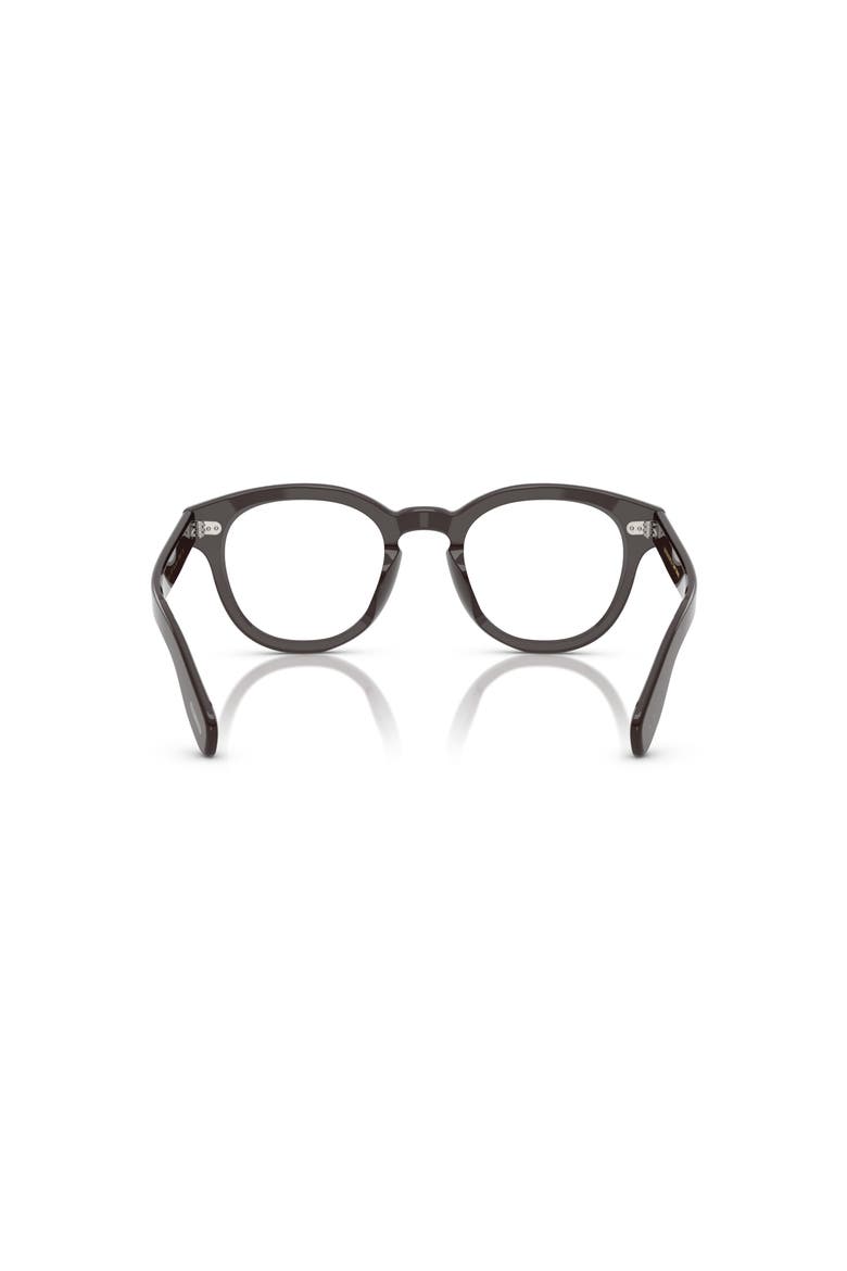 48mm Round optical glasses, Alternate, color, Brown