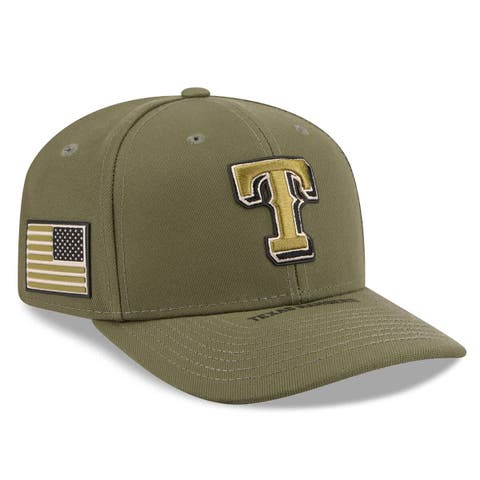 Men's New Era  Olive Texas Rangers 2026 Armed Forces Day 9SEVENTY Adjustable Hat