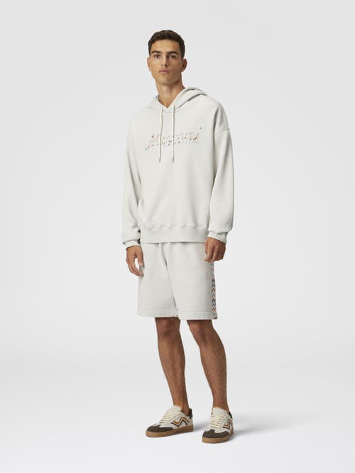 Missoni Cotton Shorts With Zigzag Insert In White