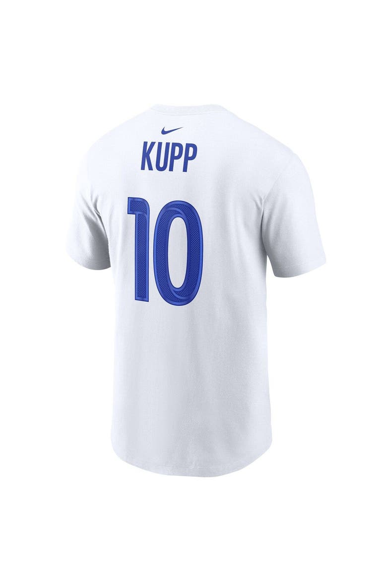 Men's Nike Cooper Kupp White Los Angeles Rams Super Bowl LVI Player Name & Number T-Shirt, Alternate, color, White