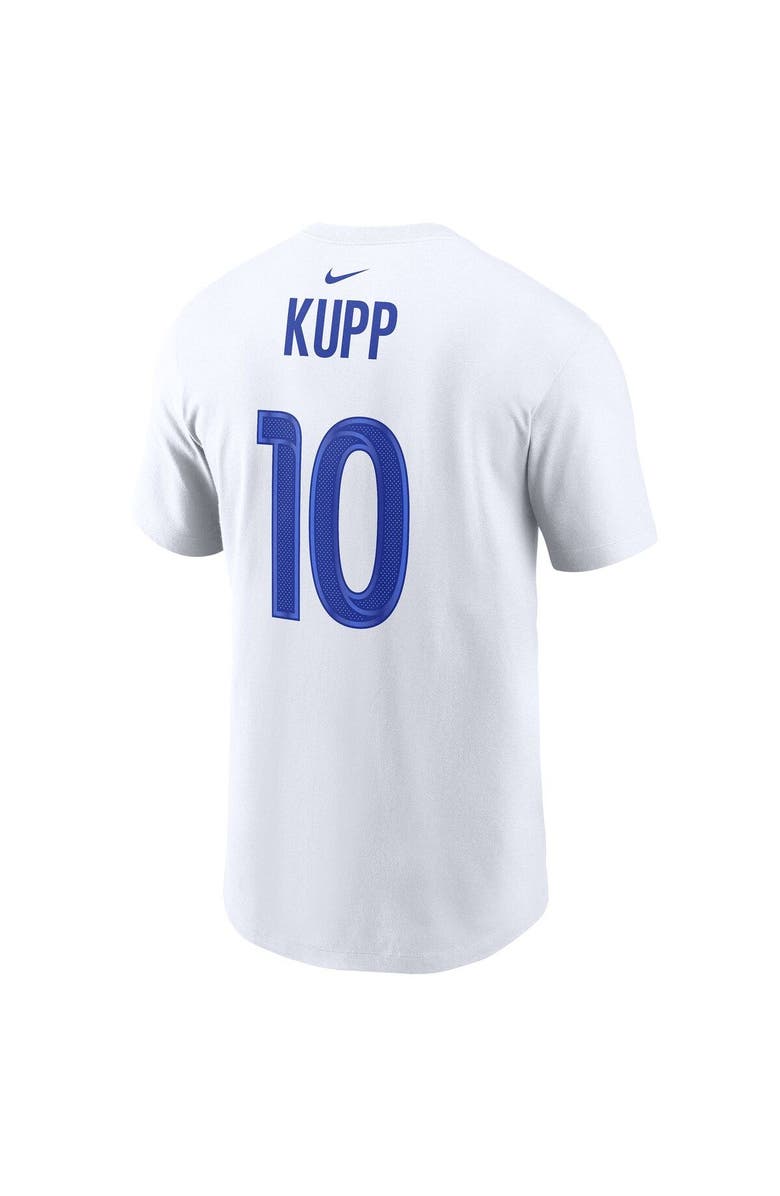 Nike Men's Nike Cooper Kupp White Los Angeles Rams Super Bowl LVI Player Name & Number T-Shirt, Alternate, color, 