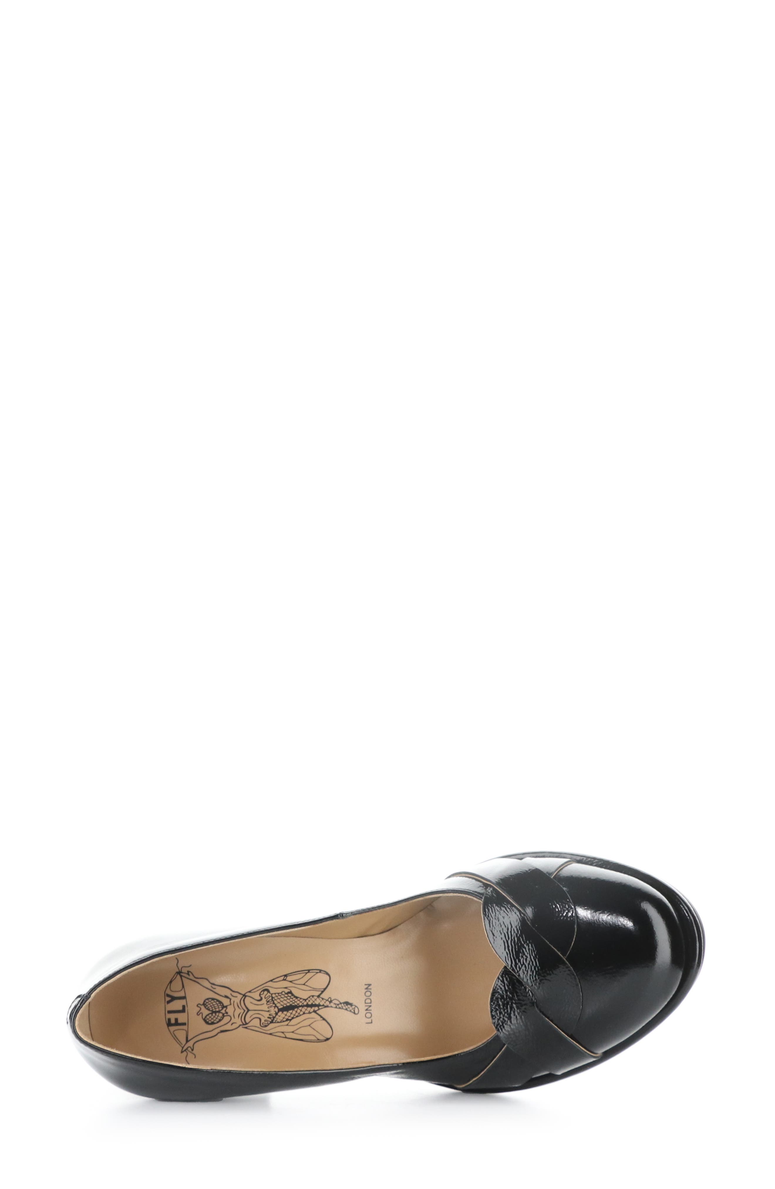 Fly London Meiz Block Heel Pump, Alternate, color, Black Nappalak