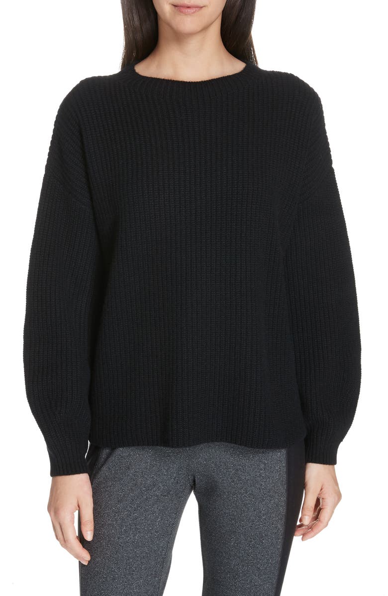 Eileen Fisher ROUND NECK 3/4 SLV TOP, Main, color, 