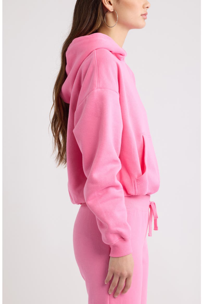 Bubble Hoodie, Alternate, color, PINK AURORA