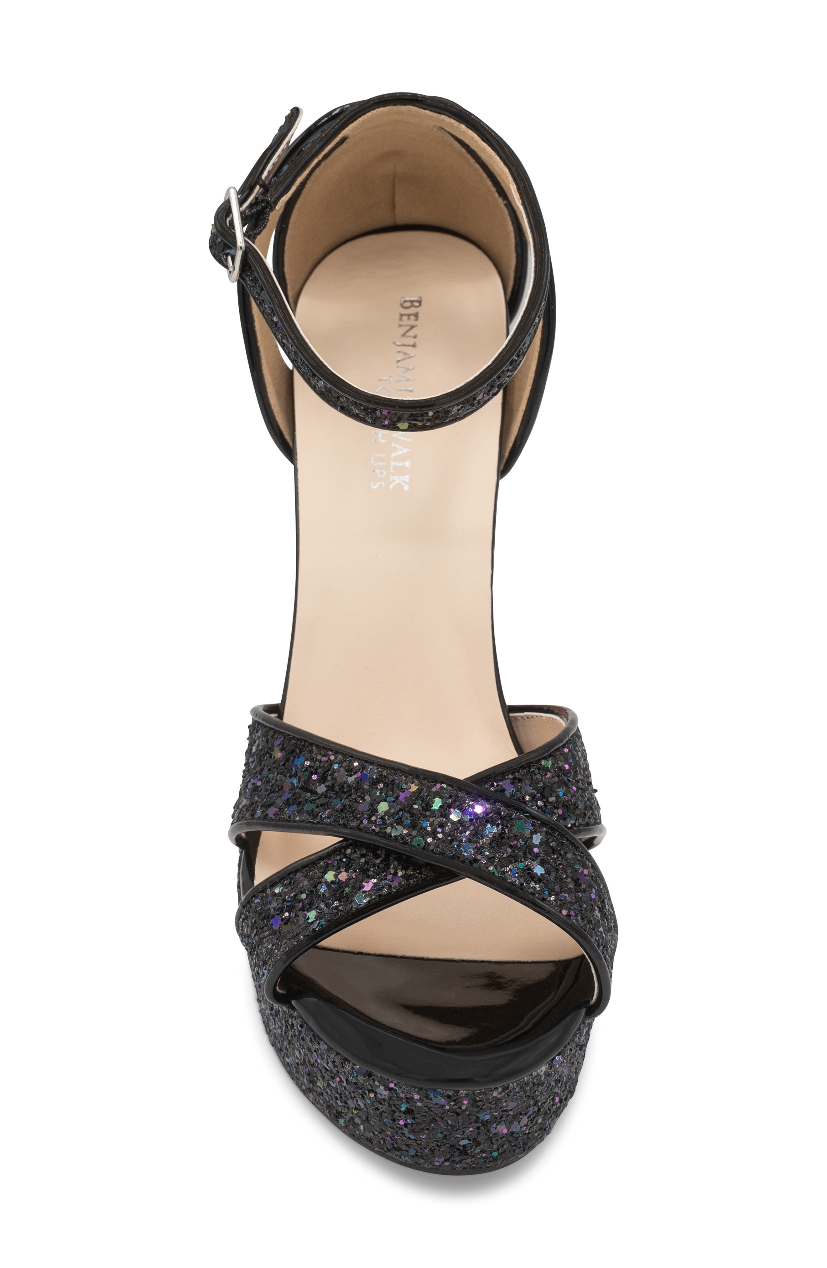Touch Ups Jemma Ankle Strap Platform Sandal, Alternate, color, Black