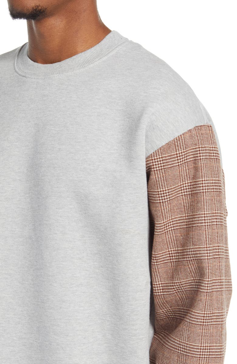 ZANEROBE Men's Mixed Media Sweatshirt, Alternate, color, 