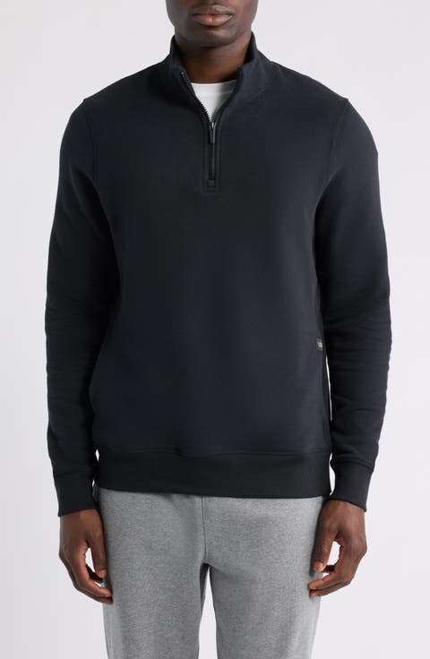 Ace Cotton Blend French Terry Half Zip Pullover