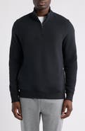 Mack Weldon Ace Cotton Blend French Terry Half Zip Pullover