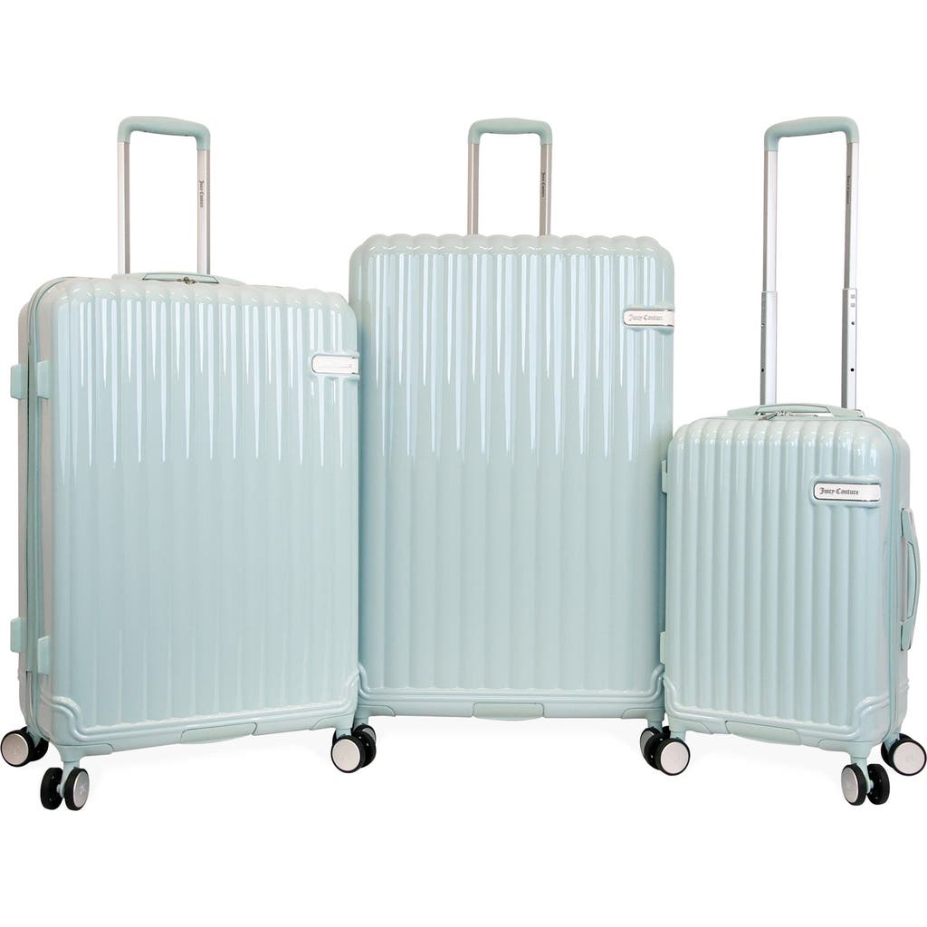 Juicy Couture Chelise Xl 3-piece Hardside Luggage Set In Green