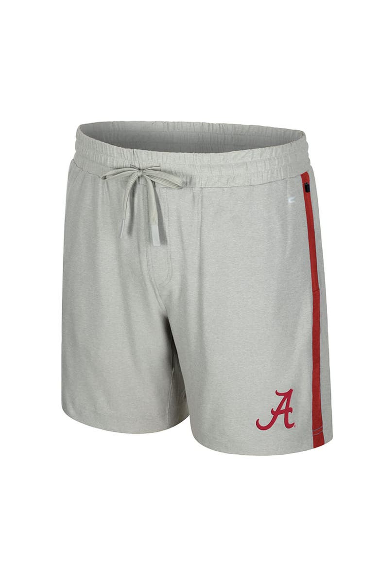 Men's Colosseum Gray Alabama Crimson Tide Mac Shorts, Alternate, color, Gray