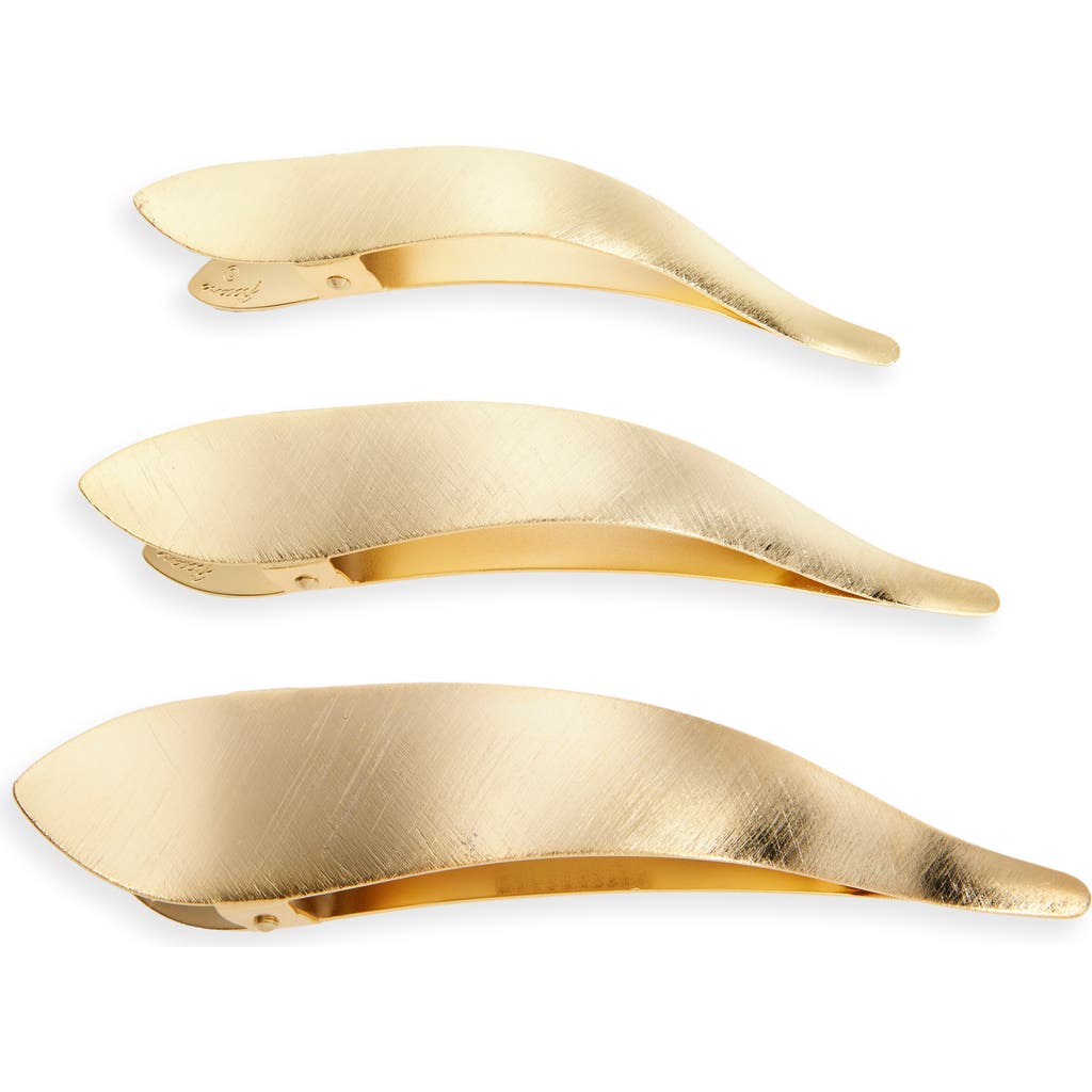 Ficcare Maximas Ice Hair Clip In Ice Gold