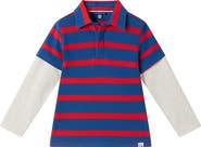 Andy & Evan Kids' Waffle Stitch Layered Shirt