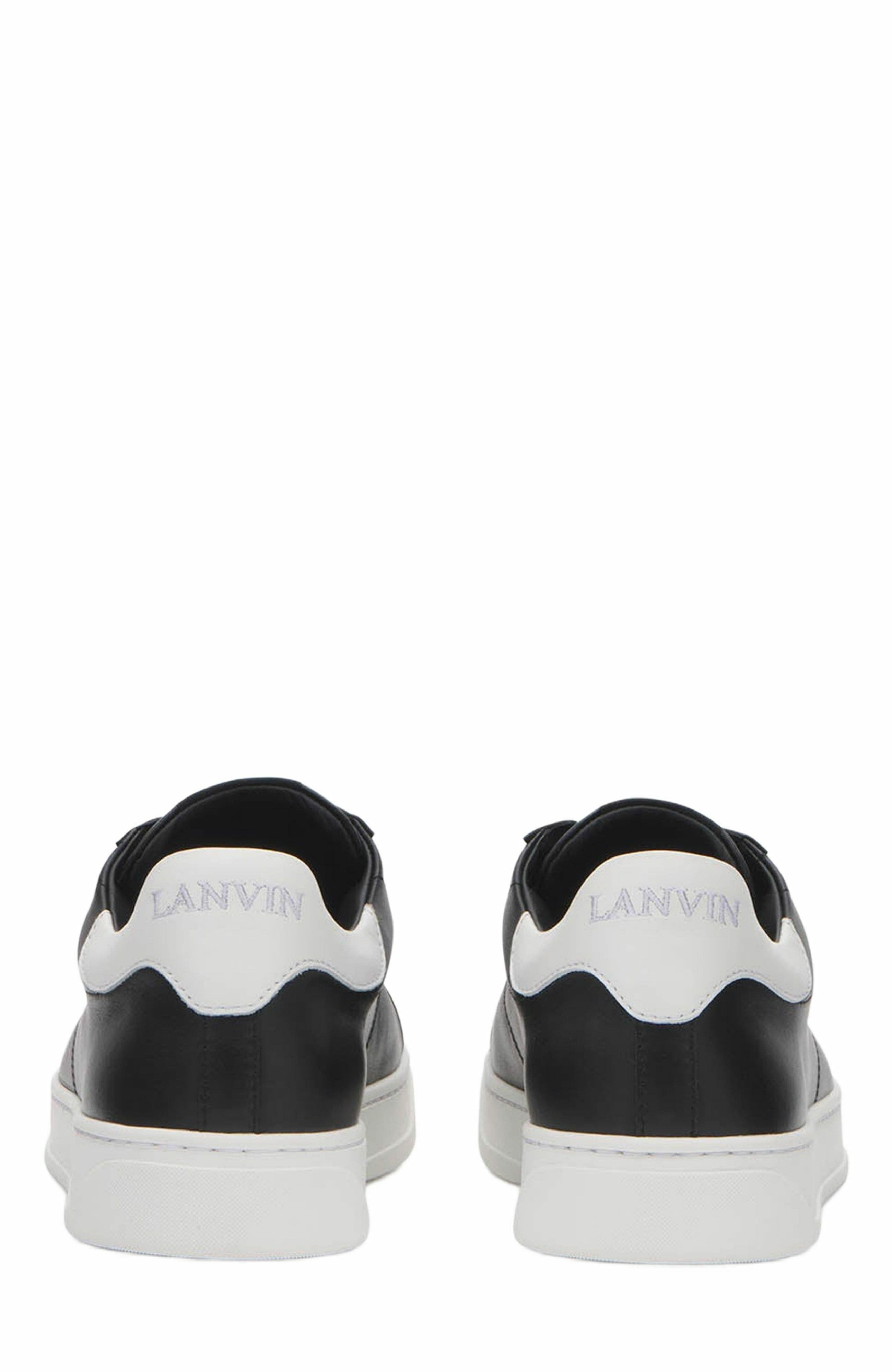 Lanvin Ddb0 Leather Sneakers, Alternate, color, 