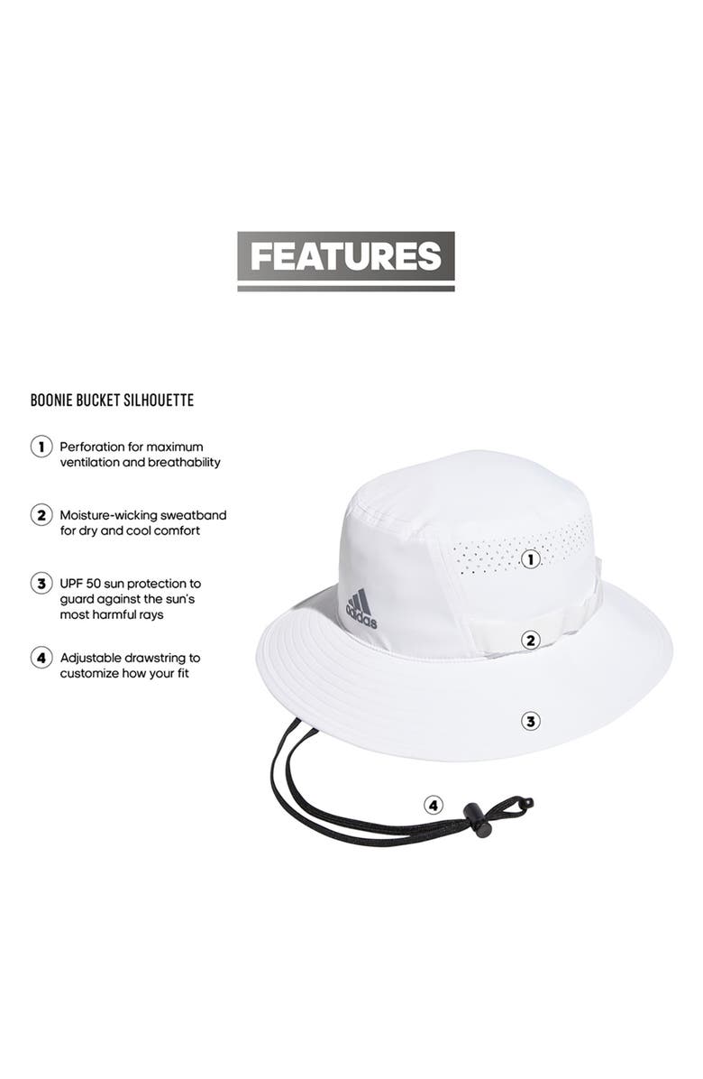 adidas Victory 4 Lifeguard Bucket Hat, Alternate, color, White