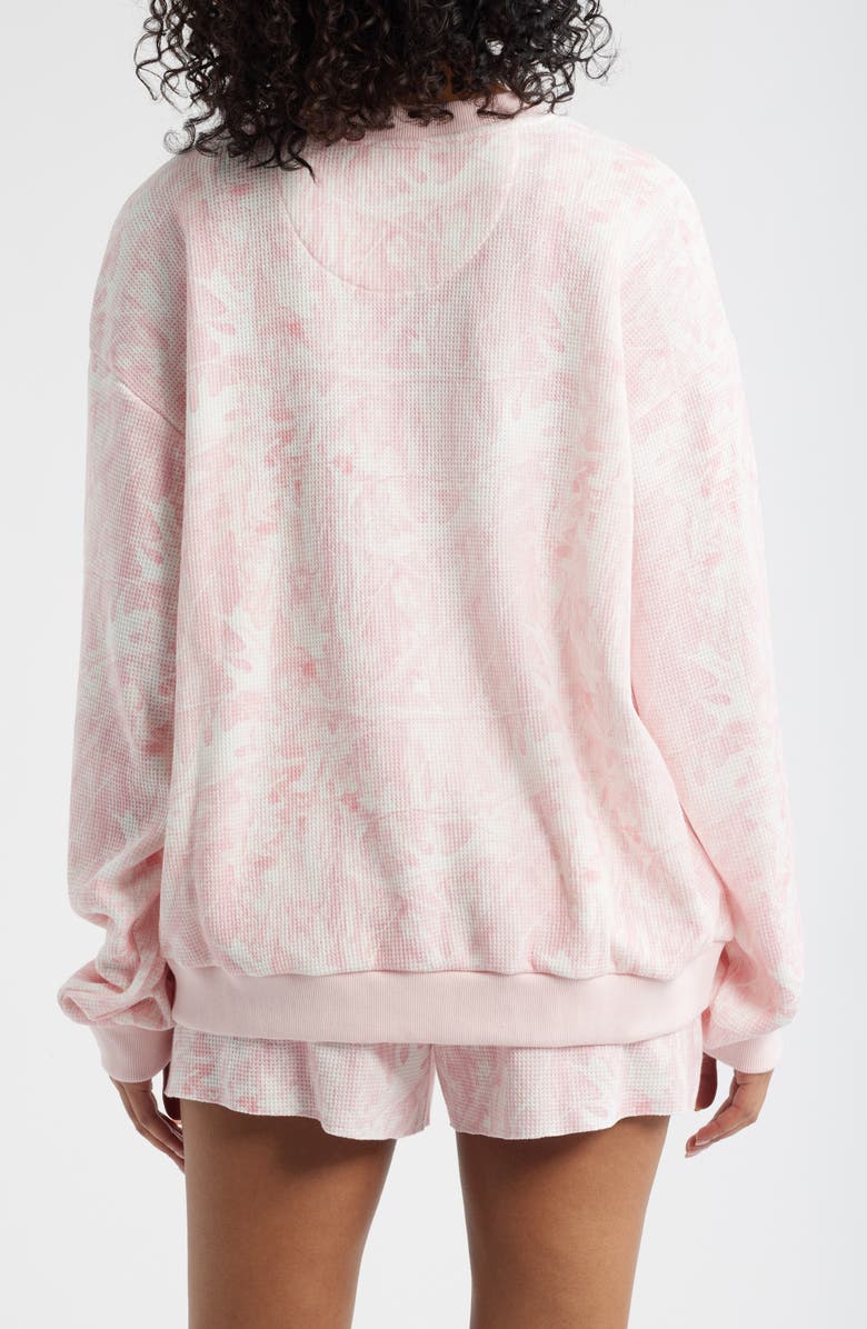 BOYS LIE Kara Waffle Stitch Sweatshirt, Alternate, color, Pink