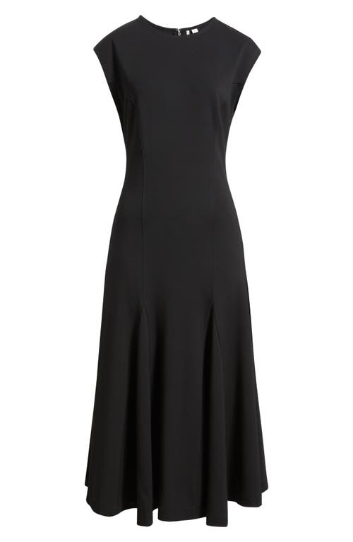 Nordstrom Princess Seam Fit & Flare Dress In Black