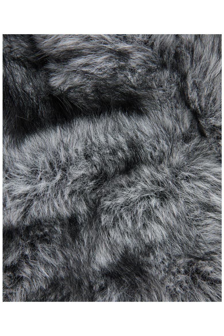 Faux Fur Trapper Hat, Alternate, color, GREY