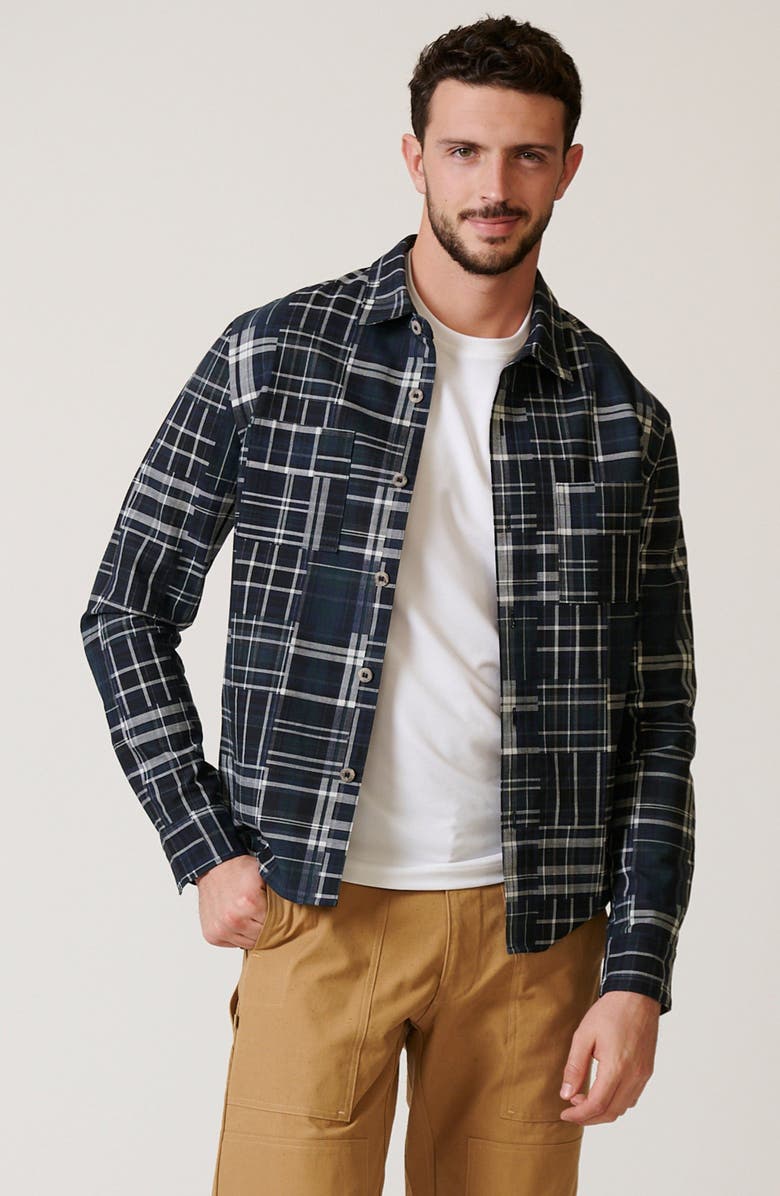 LEISURE LAB Framework Button Up, Alternate, color, Moonlight