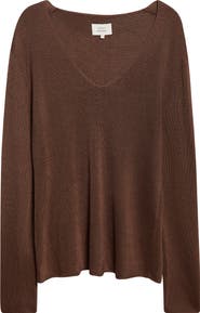 LOULOU DE SAISON Saya V-Neck Sweater