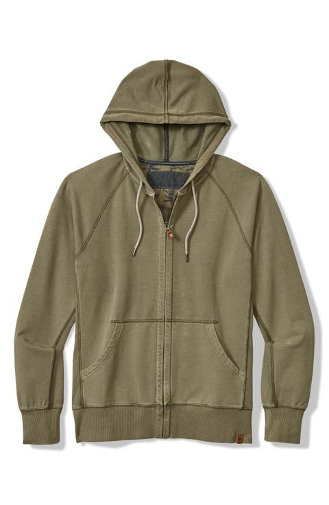 Ben & Terry Cotton Zip-Up Hoodie