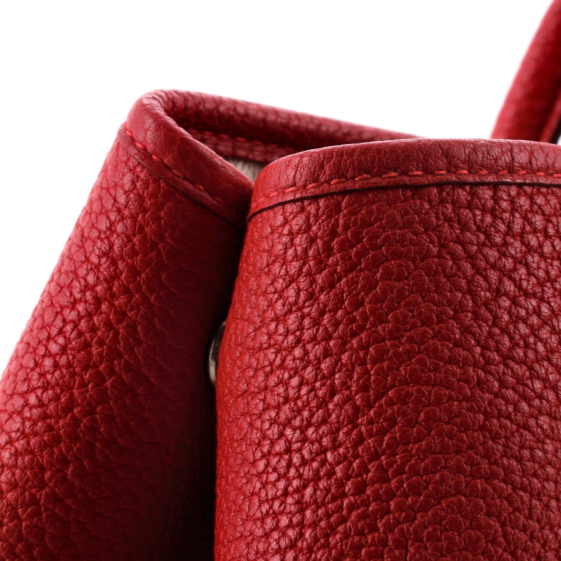 Garden Party Tote Leather 36, Alternate, color, Red